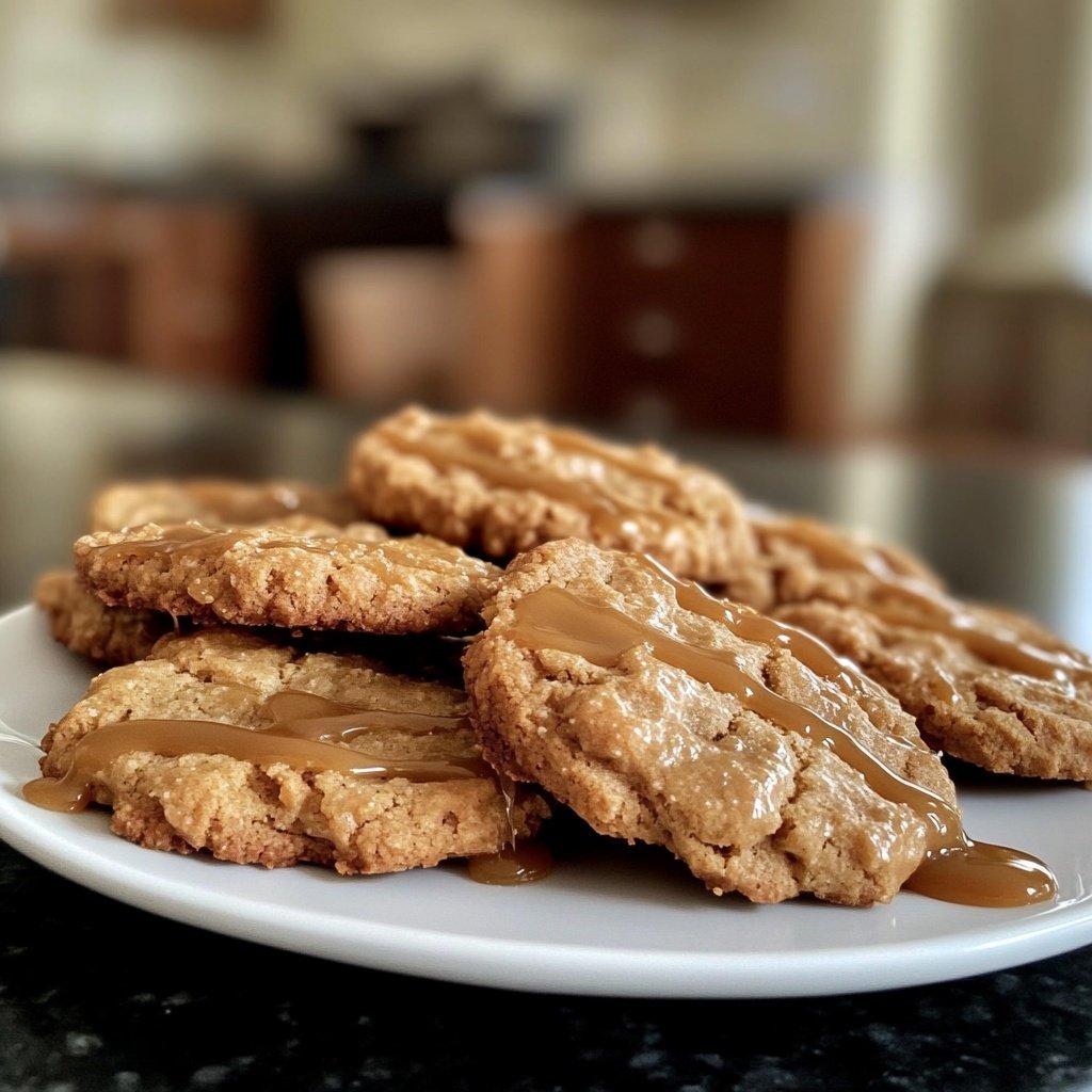 Cookies mit Salzkaramell