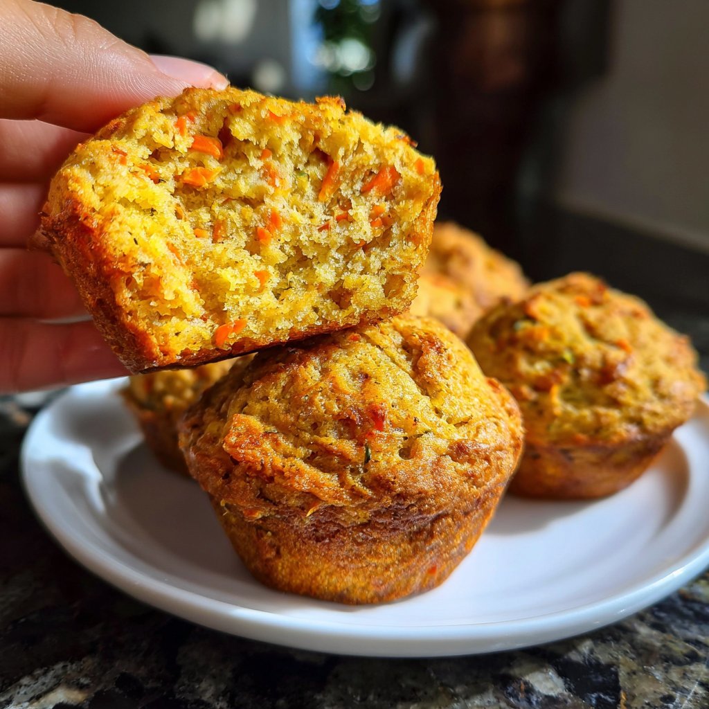 Saftige Karottenmuffins ohne Zucker