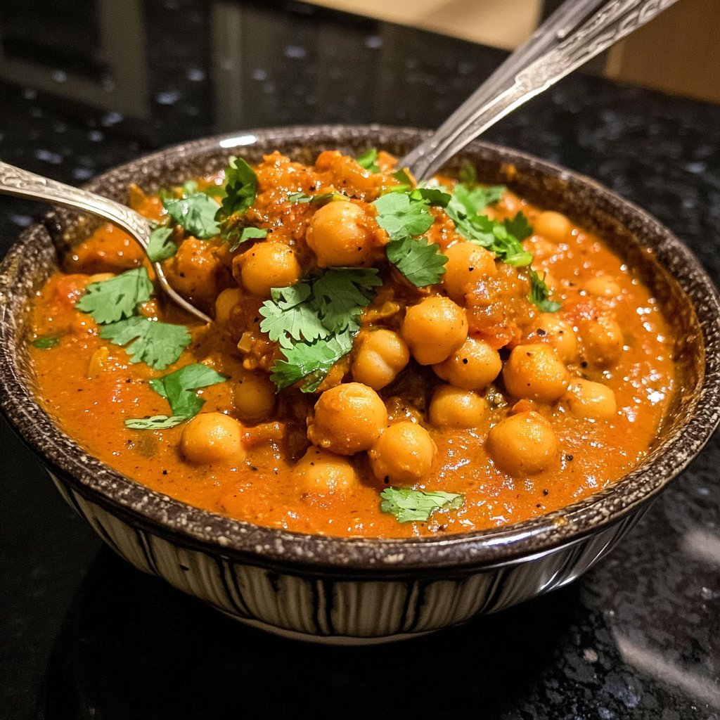 Indisches Kichererbsencurry