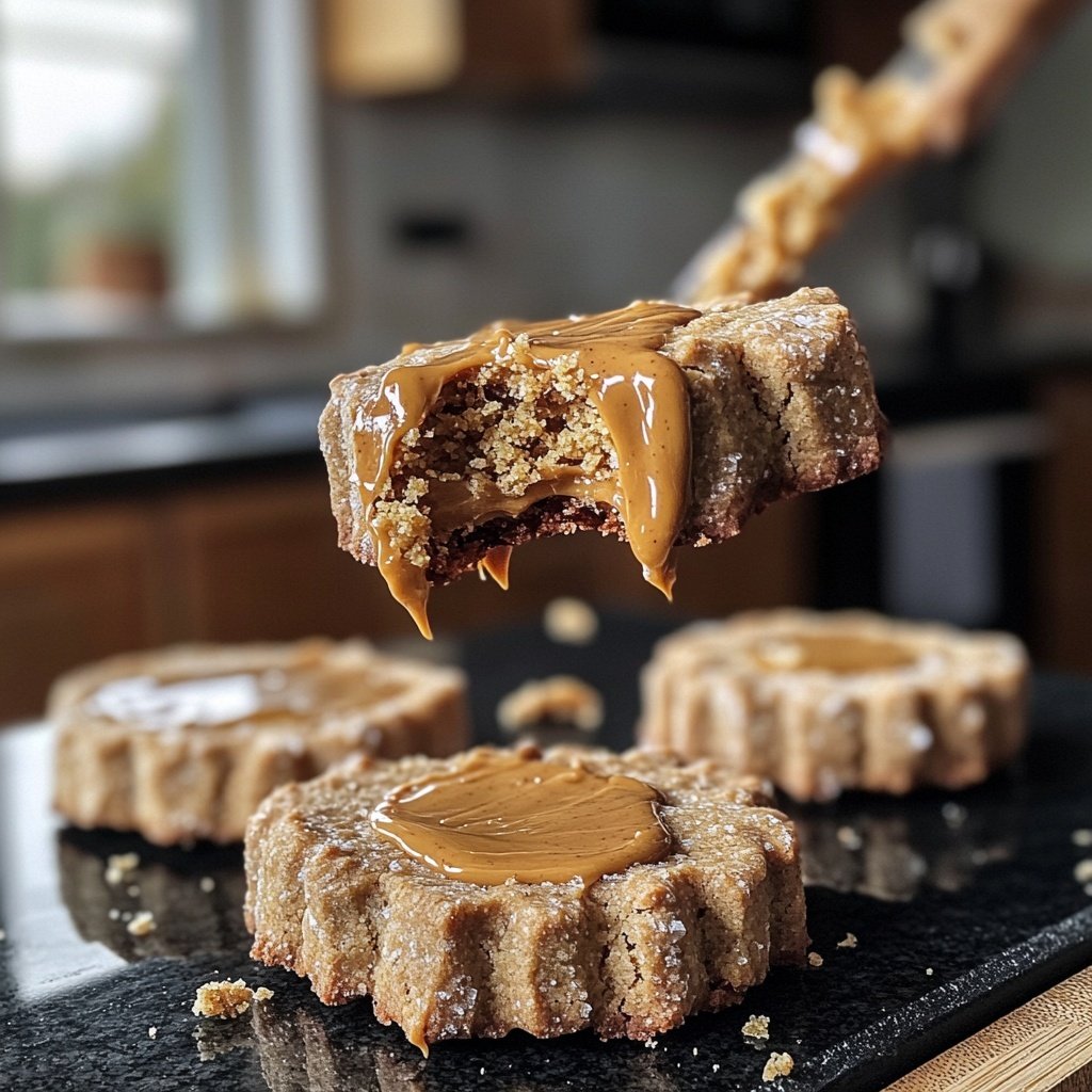 Gesunde Kekse mit Datteln & Erdnussbutter