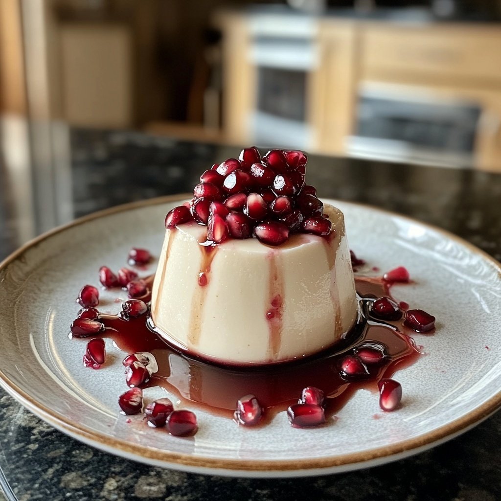 Granatapfel-Panna-Cotta