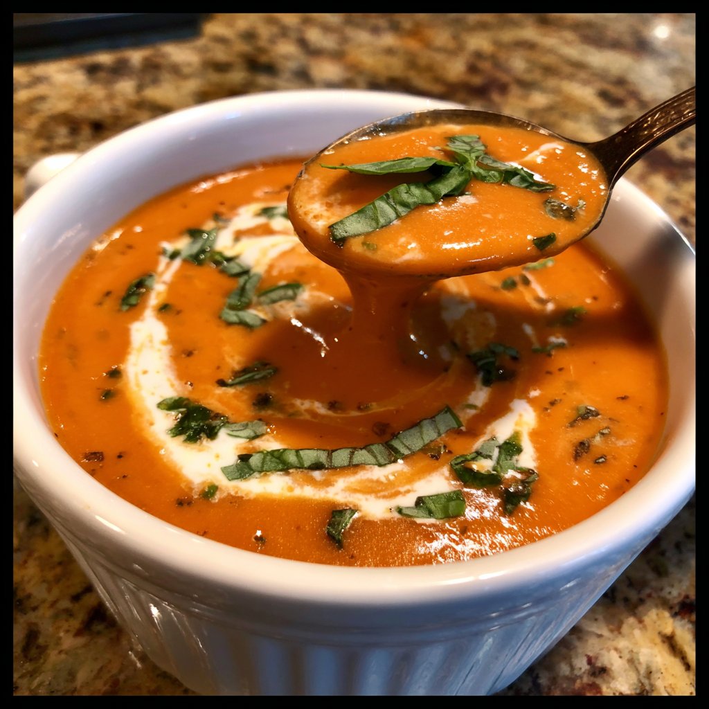 Cremige Tomatensuppe