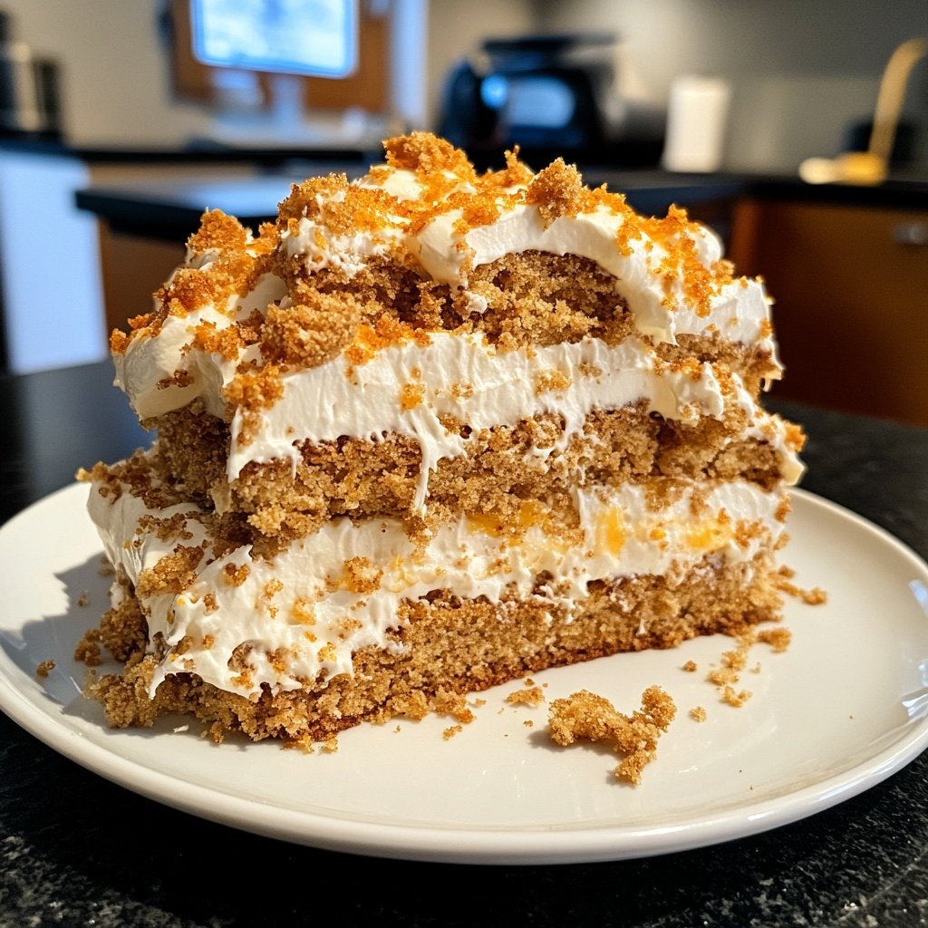 Spekulatius-Weihnachtstorte mit Orangencreme