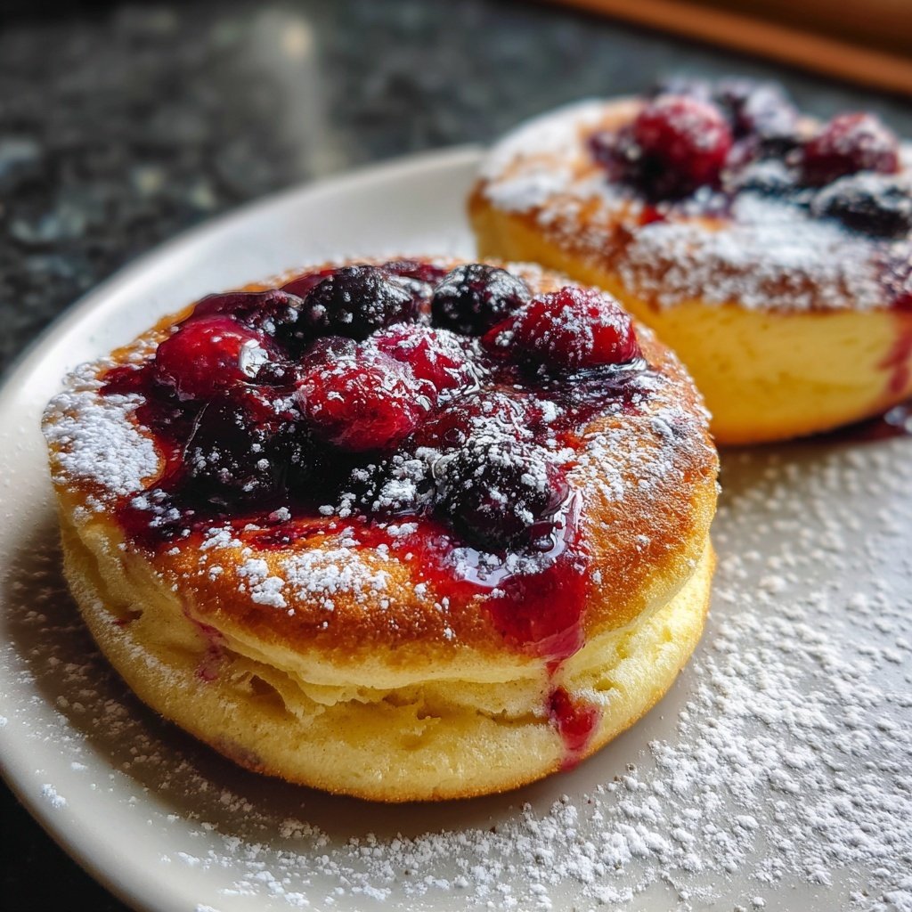 Pfannkuchen mit Beerenmix